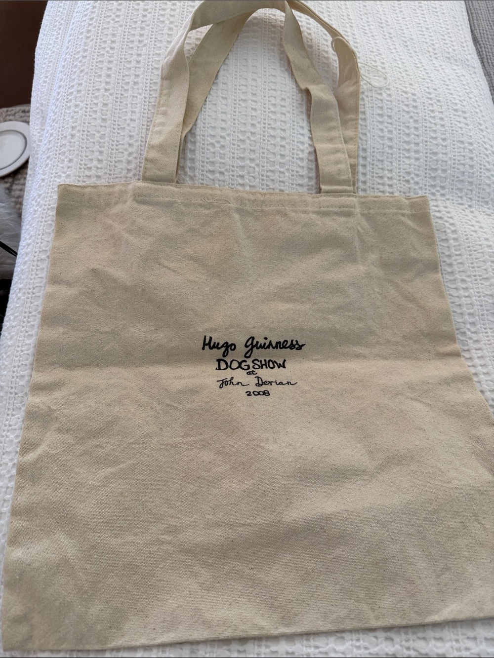 Update! HUGO GUINNESS DOG SHOW @ John Derian 2008 Bergdorf Goodman Tote - Picture 2 of 9